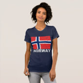 vlag Noorwegen T-shirt (Voorkant volledig)