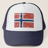 VLAG NOORWEGEN TRUCKER PET (Voorkant)