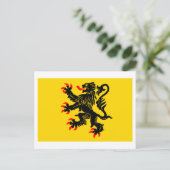 vlag Nord-Pas-de-Calais Briefkaart (Staand voorkant)