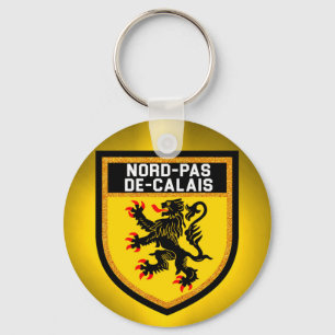Vlag Nord-Pas-de-Calais Sleutelhanger