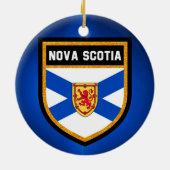 vlag Nova Scotia Keramisch Ornament (Achterkant)