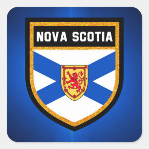 vlag Nova Scotia Vierkante Sticker