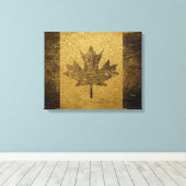 vlag nr. 3 van Canada Canvas Afdruk (Insitu (Houten vloer))
