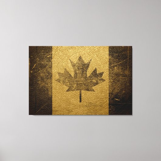  vlag nr. 3 van Canada Canvas Afdruk (Voorkant)