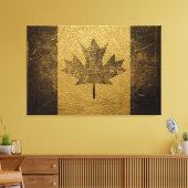  vlag nr. 3 van Canada Canvas Afdruk (Insitu (Woonkamer))