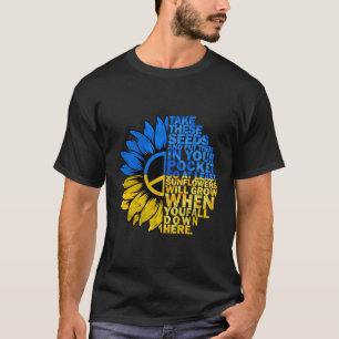 Vlag Oekraïne Vredessteun Oekraïne T-shirt