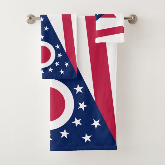 Vlag Ohio-staat Bad Handdoek (Insitu)