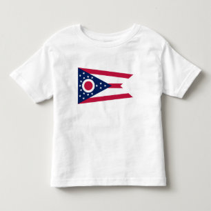 Vlag Ohio-staat Kinder Shirts