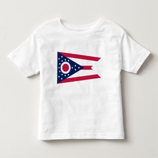 Vlag Ohio-staat Kinder Shirts (Voorkant)