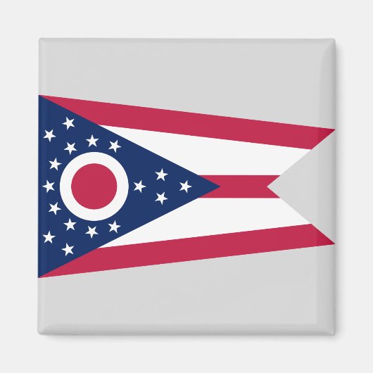Vlag Ohio-staat Magneet (Voorkant)