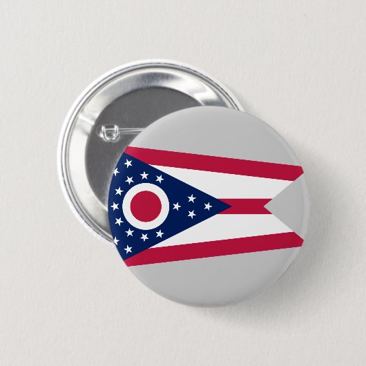 Vlag Ohio-staat Ronde Button 5,7 Cm (Voorkant /achterkant)