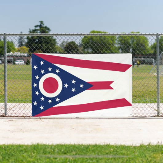 Vlag Ohio-staat Spandoek (Insitu)