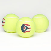 Vlag Ohio-staat Tennisballen (Multi)