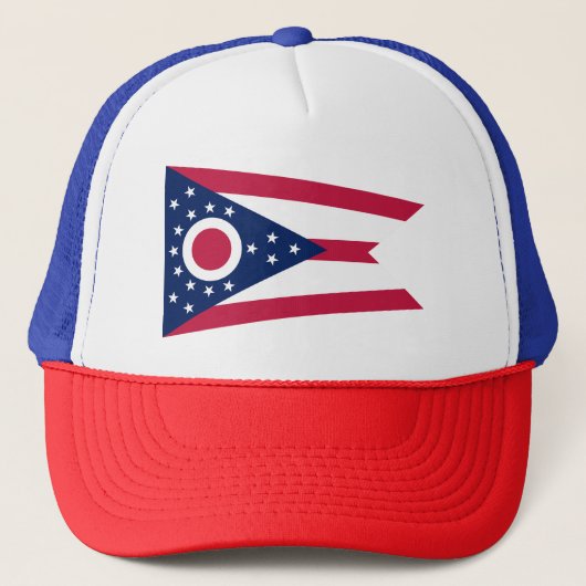 Vlag Ohio-staat Trucker Pet (Voorkant)