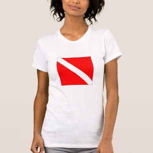 Vlag omlaag schuiven t-shirt
