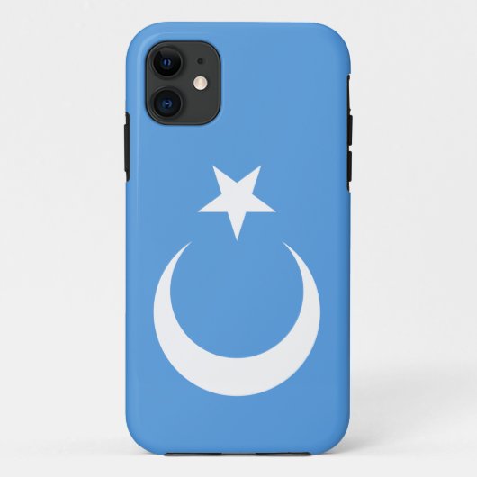 Vlag Oost-Turkestan Oeigoer Case-Mate iPhone Case (Achterkant)
