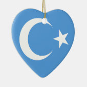 Vlag Oost-Turkestan Oeigoer Keramisch Ornament (Rechts)