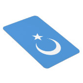 Vlag Oost-Turkestan Oeigoer Magneet (Rechterzijde)