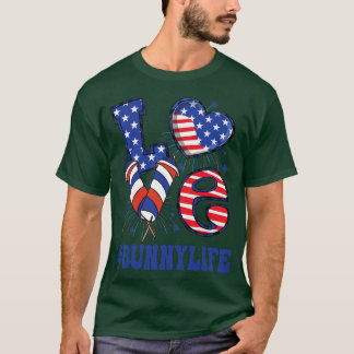 Vlag op 4 juli bij de vrouwenorganisatie Bunny Lov T-shirt