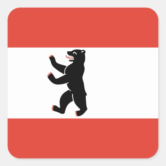 Vlag op de Berlijnse sticker (Voorkant)