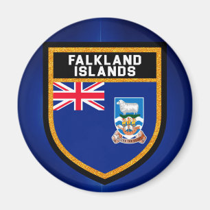 Vlag op de Falklandeilanden Magneet