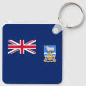 Vlag op de Falklandeilanden Sleutelhanger (Achterkant)