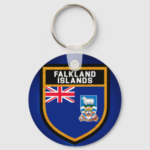 Vlag op de Falklandeilanden Sleutelhanger