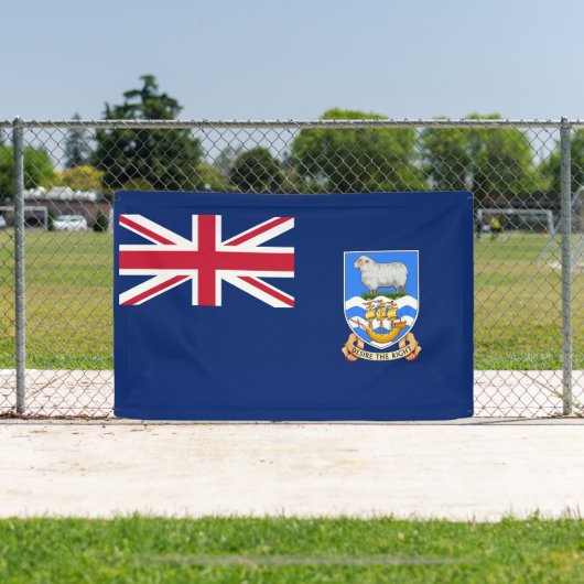 Vlag op de Falklandeilanden Spandoek (Insitu)