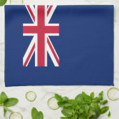 Vlag op de Falklandeilanden Theedoek (Gevouwen)