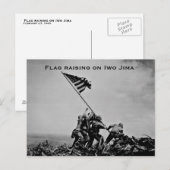Vlag op Iwo Jima Briefkaart (Voorkant / Achterkant)