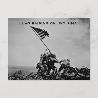 Vlag op Iwo Jima Briefkaart