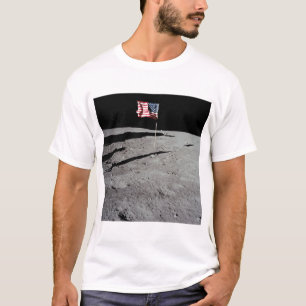 Vlag op Moon, Apollo 11, NASA T-shirt