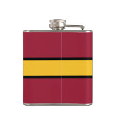 Vlag op Northamptonshire Flask Heupfles (Achterkant)