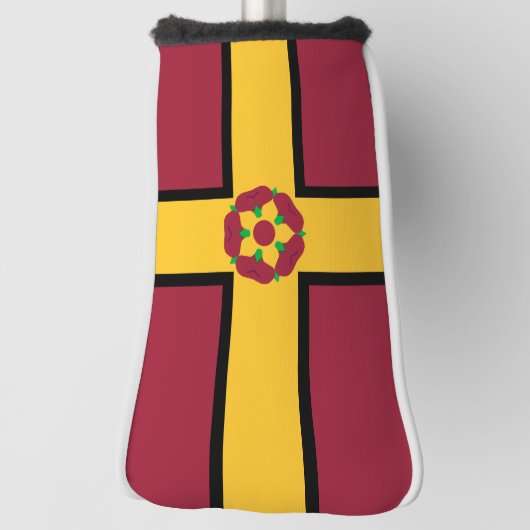 Vlag op Northamptonshire Golf Head Hoesje Golfheadcover (Draai 90)
