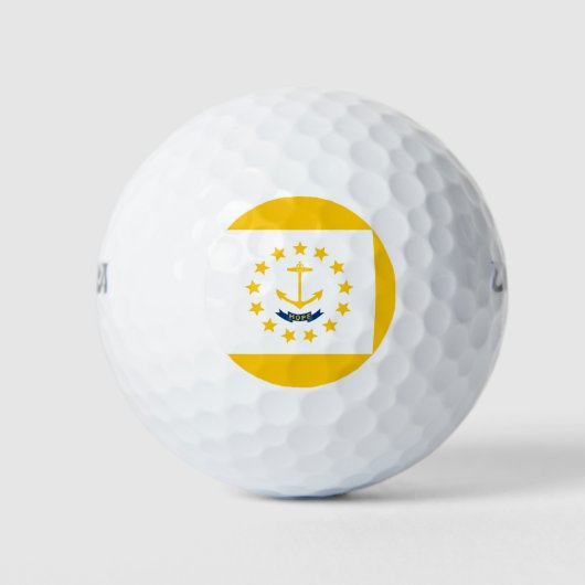 Vlag op Rhode Island - eiland Golfballen (Voorkant)