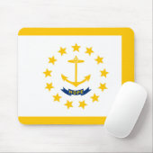 Vlag op Rhode Island - eiland Muismat (Met muis)