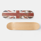 Vlag op Wall Union Jack British Skateboard (Horizontaal)