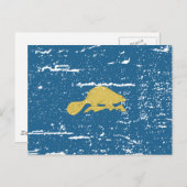 vlag OREGON Briefkaart (Voorkant / Achterkant)