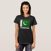 vlag Pakistan land retroffect Pakistani T-shirt (Voorkant volledig)