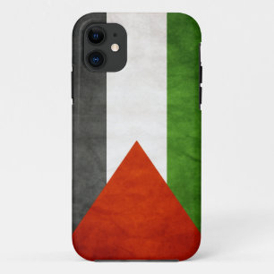Vlag Palestina - Grunge iPhone 11 Hoesje