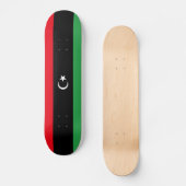 Vlag Patriottisch Libië Skateboard (Voorkant)
