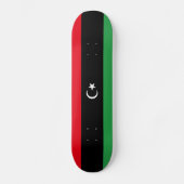 Vlag Patriottisch Libië Skateboard (Voorkant)