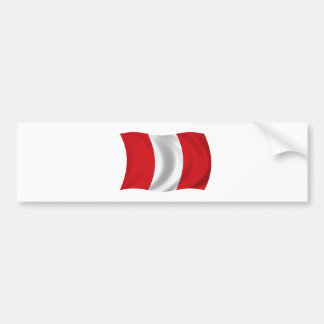 Vlag Peru Bumpersticker