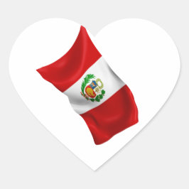 Vlag Peru Hart Sticker