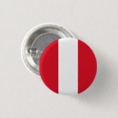Vlag Peru Ronde Button 3,2 Cm (Voorkant /achterkant)
