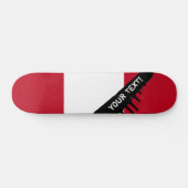 Vlag Peru Skateboard (Horizontaal)