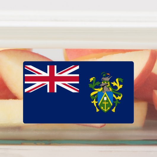 vlag Pitcairneilanden Labels (Aangebracht)