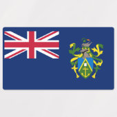 vlag Pitcairneilanden Labels (Design 1)