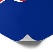 vlag Pitcairneilanden Poster (Hoek)