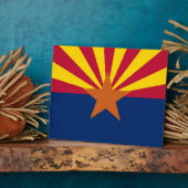 Vlag Plaque Arizona Fotoplaat (Zijkant)